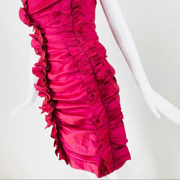 ❤️SOLD❤️ NWT RED Valentino Party mini Ruffle dress - Picture 9 of 12